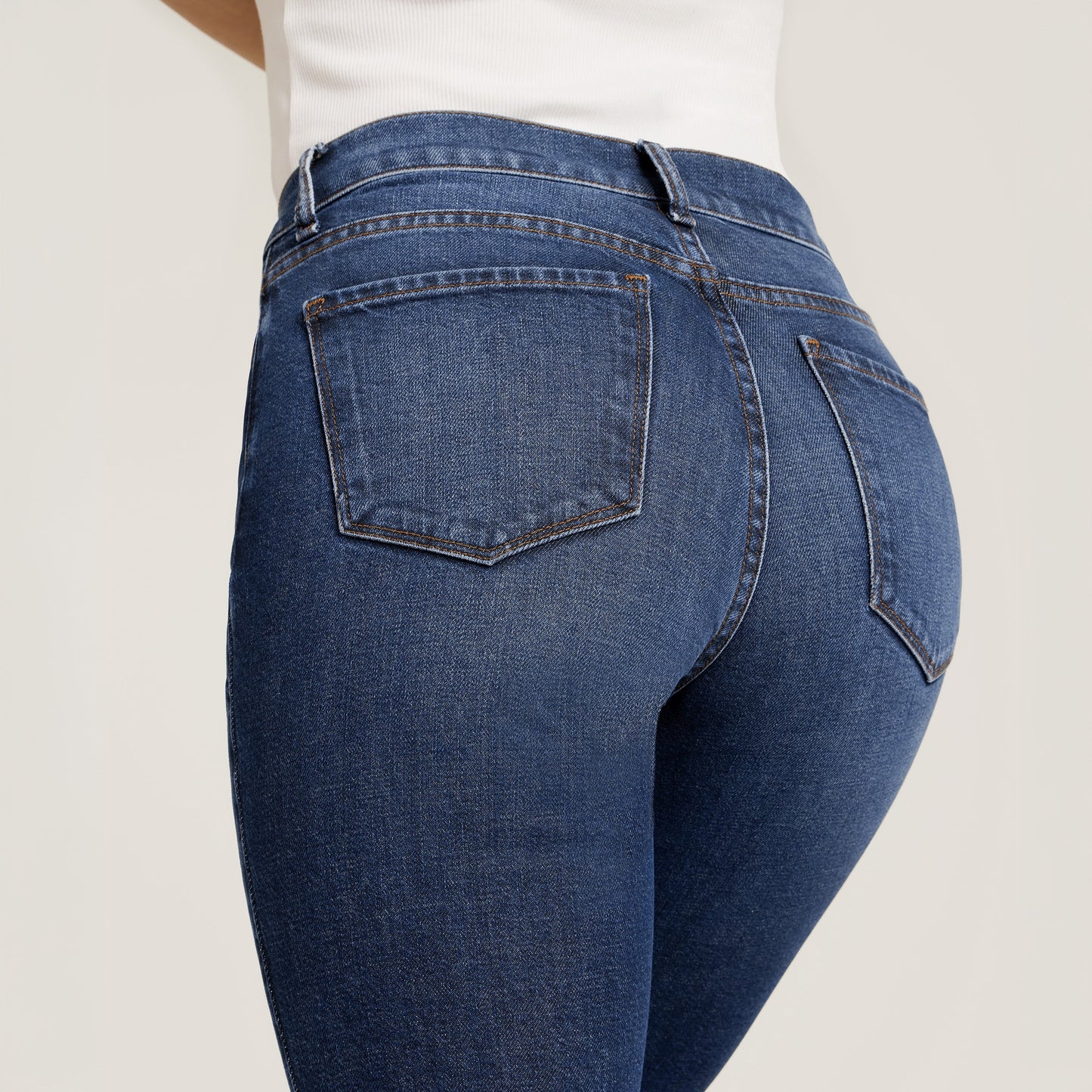 High Rise Mom Ridge Jeans