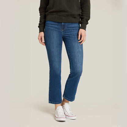 High Rise Miniboot Ankle Logan Jeans