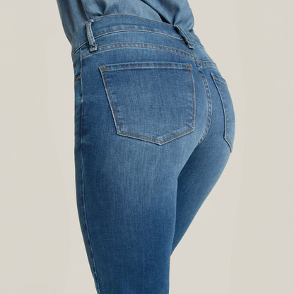 Mid Rise Slim Cropped Leg Logan Jeans