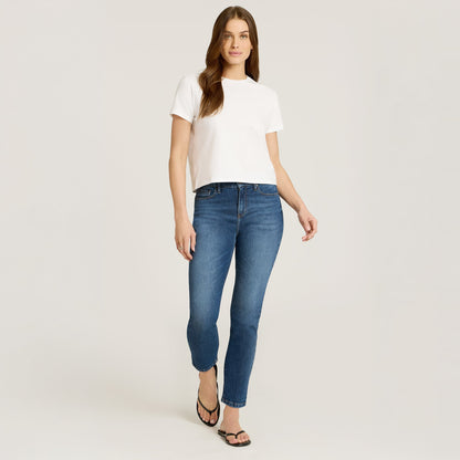 High Rise Mom Ridge Jeans