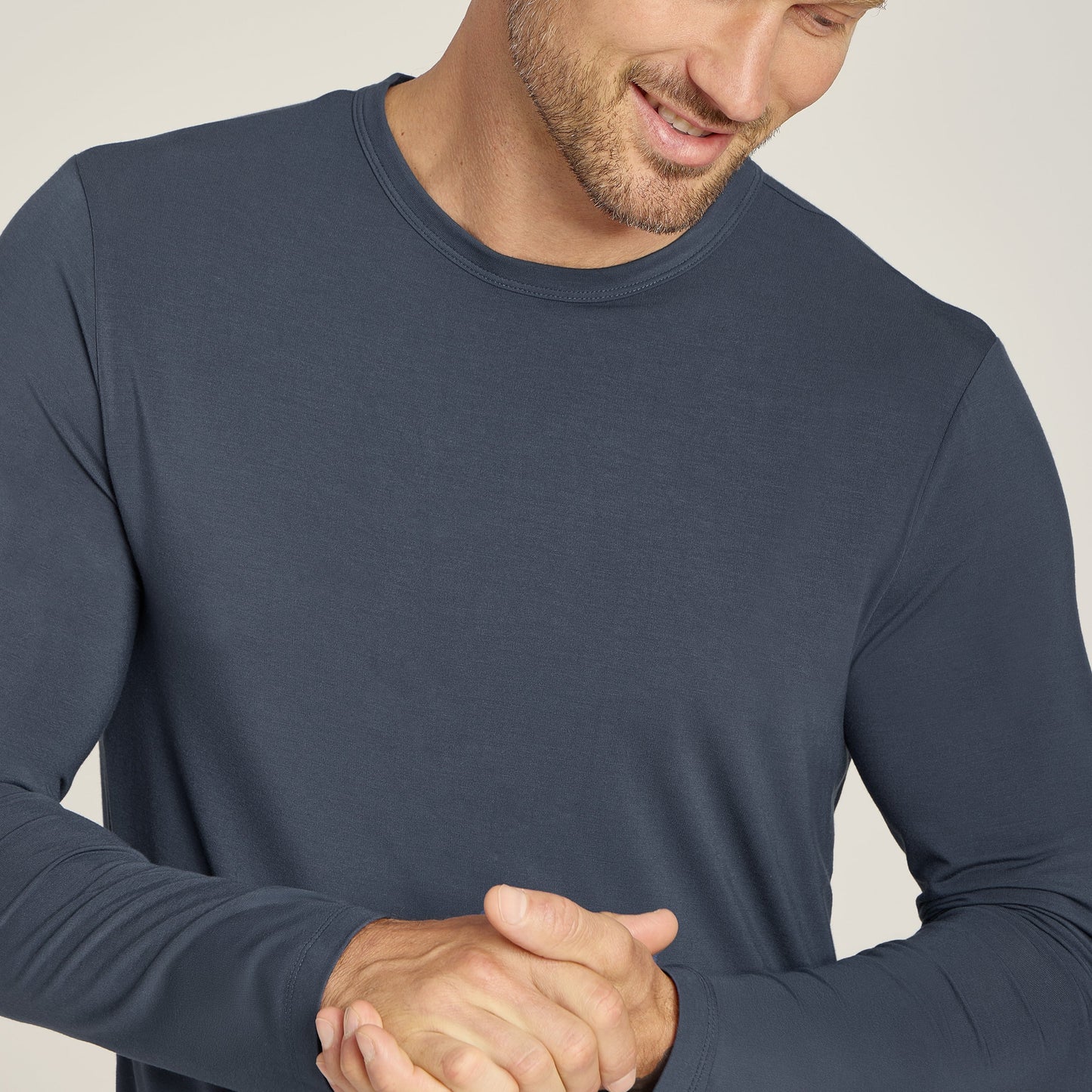 Pajama Long Sleeve Crew Neck