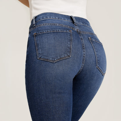 High Rise Mom Ridge Jeans