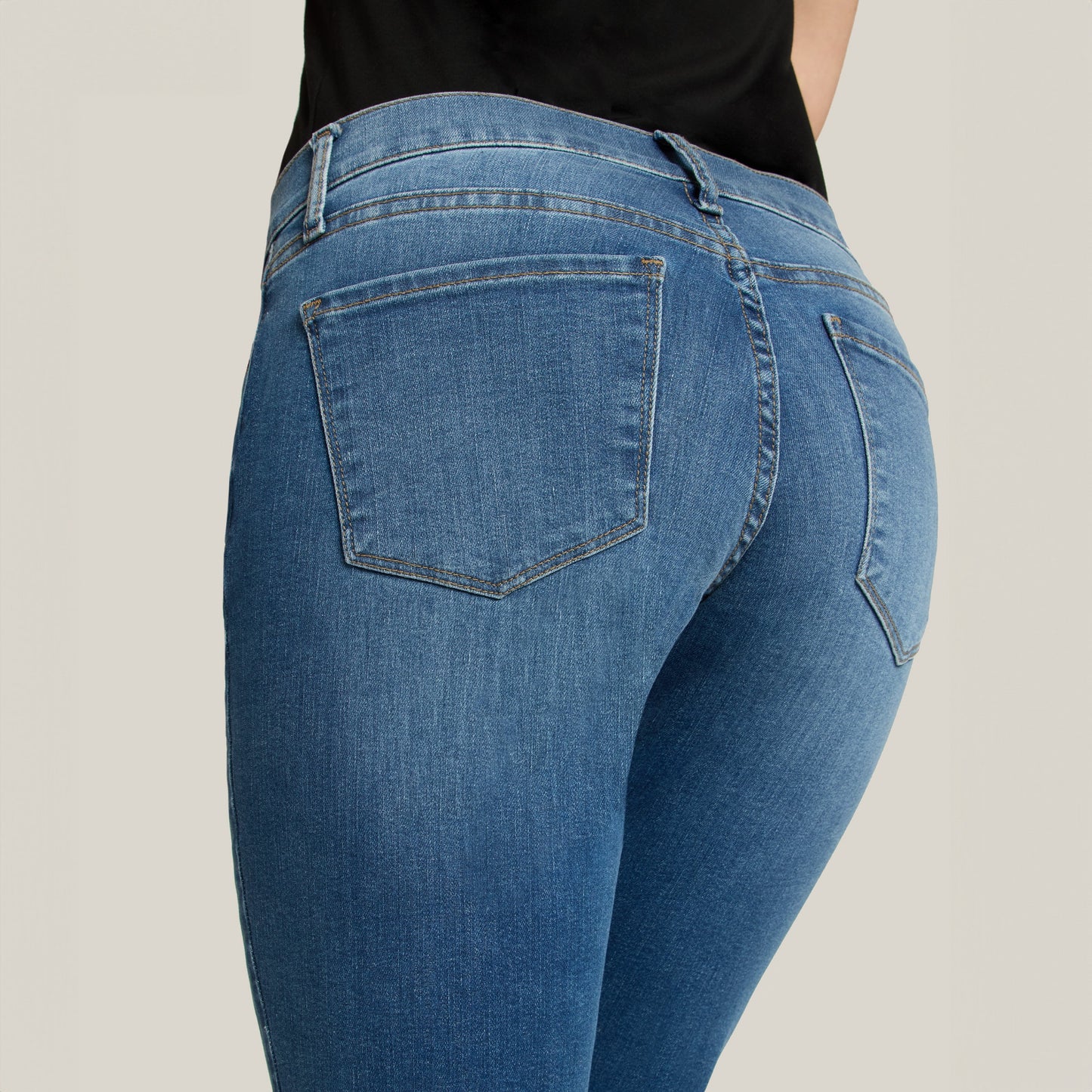 Mid Rise Slim Straight Logan Jeans
